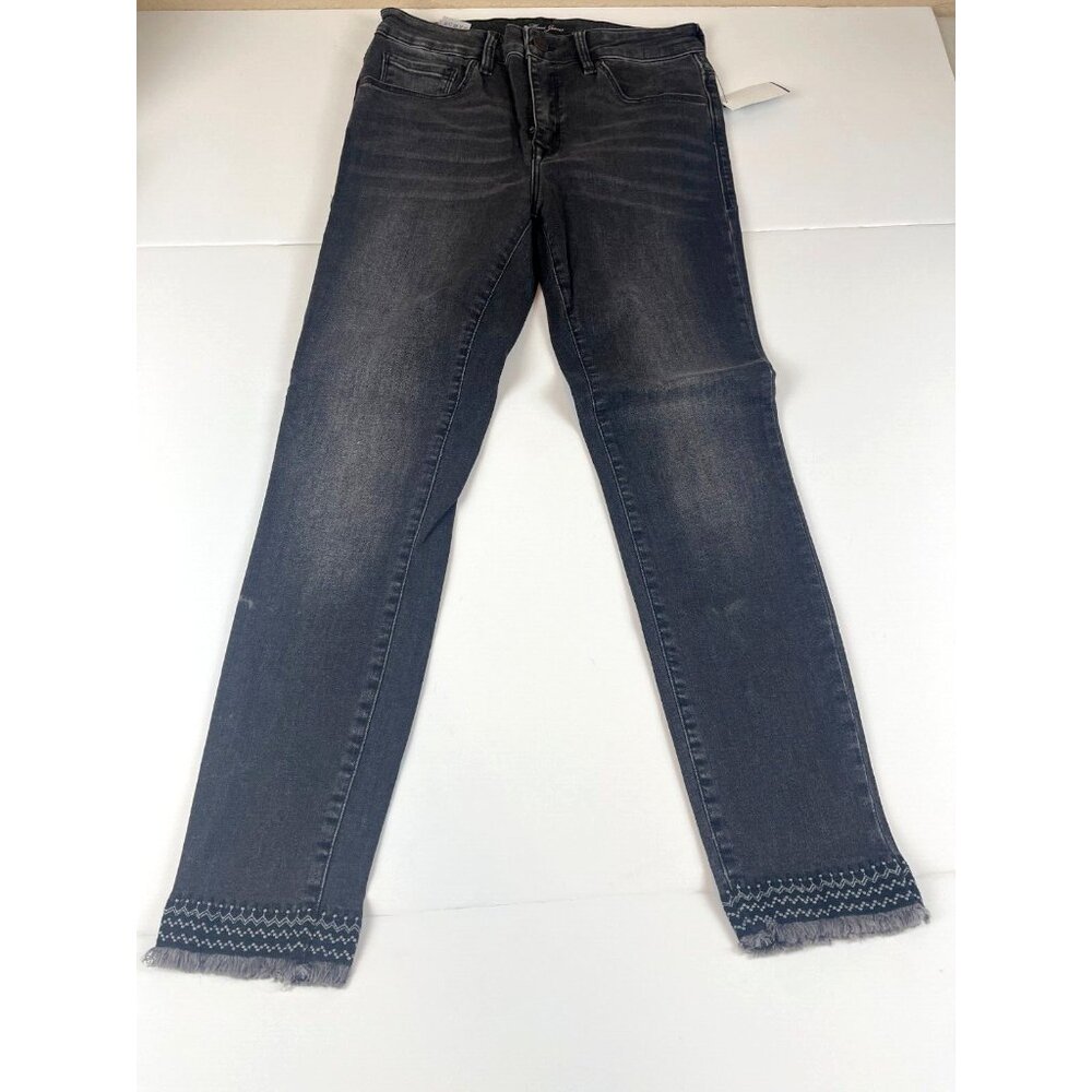 Mavi Jeans Womens 27 Black Charcoal Tess High Rise Skinny Pocket Casual Comfy